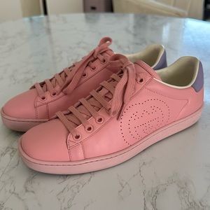 Gucci Ace Interlocking G Pink (Women's) Sneakers - Size 37